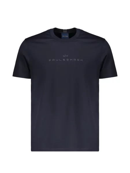 Scurt tricou Paul & Shark cu imagine negru