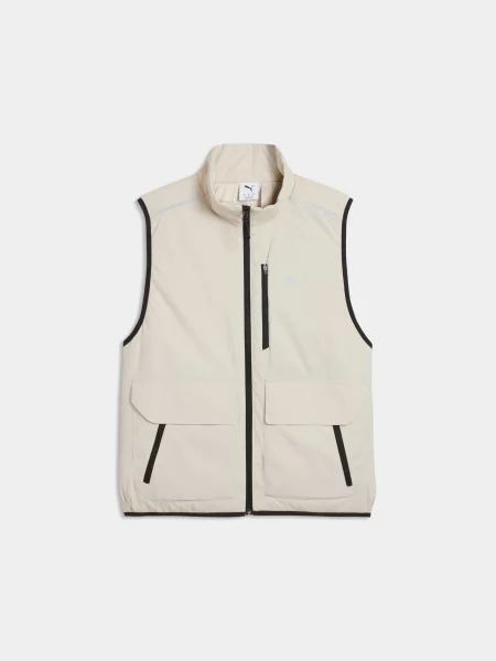 Утеплений жилет PUMA Tech Primaloft Vest M комбінований верх бежевий