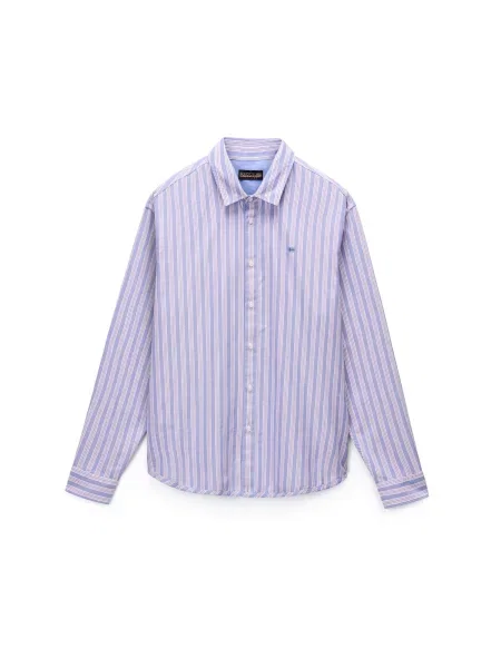 NAPAPIJRI Košile G-Terra lenvandulová / mandarinkoná bílá