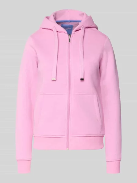 Bluza rozpinana z zamkiem błyskawicznym Christian Berg Woman różowa