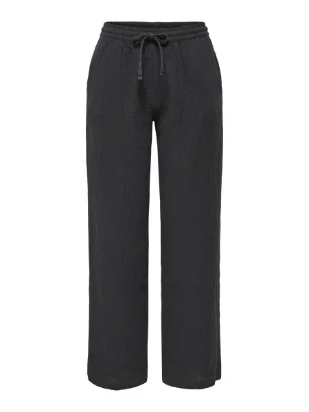 JDY Petite Pantaloni JDYTHEIS metalic gri