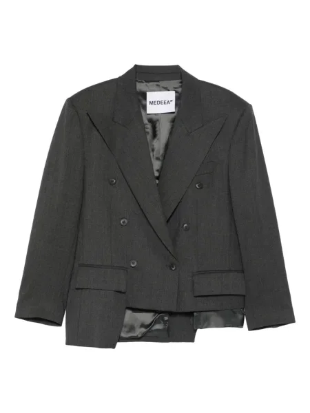 Marynarka Medeea asymetryczna szara