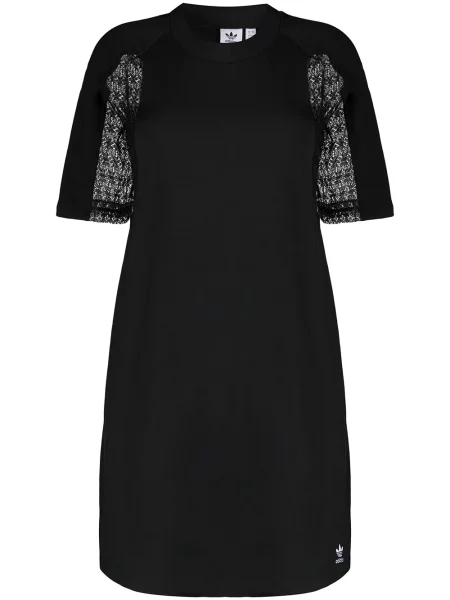 Костюм рокля тип риза Adidas с дантела черно
