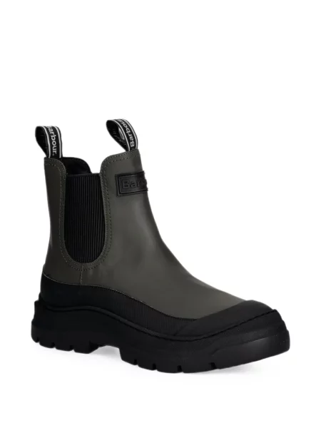 Botine chelsea Barbour cu autograf verde