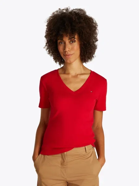 Tommy Hilfiger Tricou New Cody roșu
