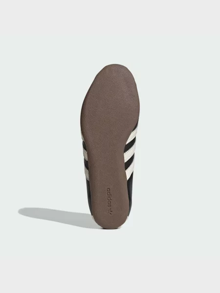 Кожаные кеды Adidas черные