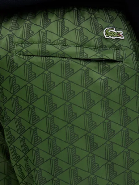 Спортивні штани Lacoste візерунок зелений