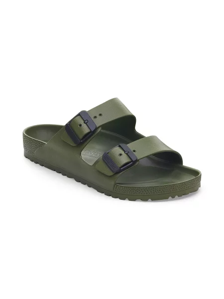 EVA klapki Birkenstock na sprzączkę zielone