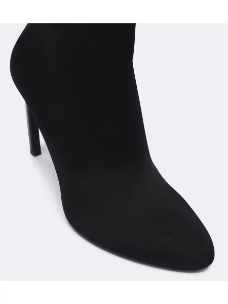 Cizme Victoria Beckham din jerseu negru
