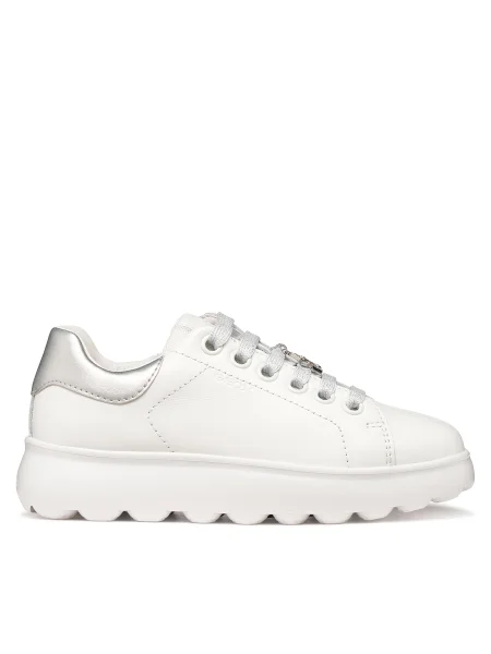 Sneakersy Geox J Puffypop Girl S biela