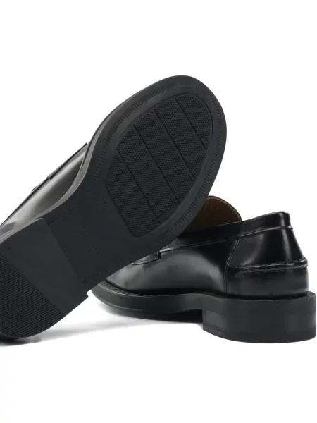 Pantofi loafer Copenhagen cu tepi negru