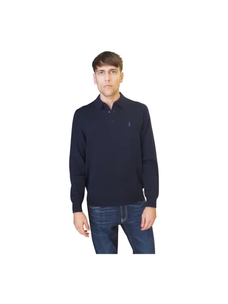 Sweter Ralph Lauren wełniany czarny