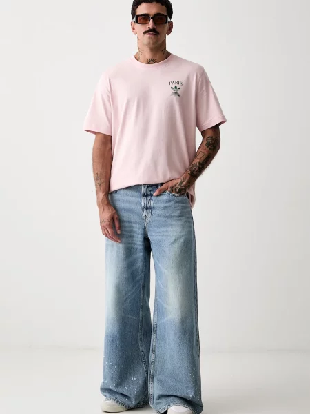 Adidas Originals tričko pánske ružová