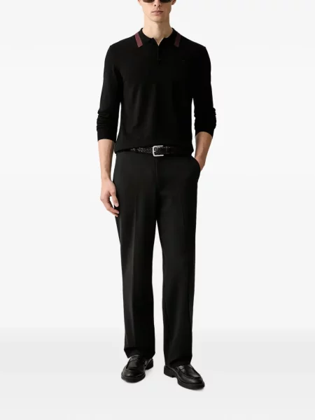 Gulerat tricou polo Trussardi negru