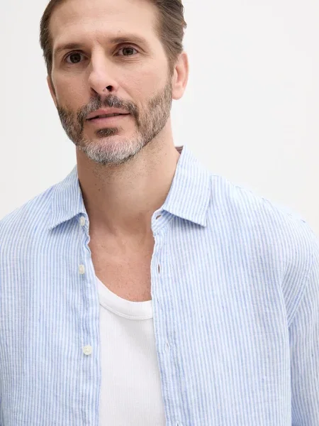 United Colors of Benetton сорочка лляна