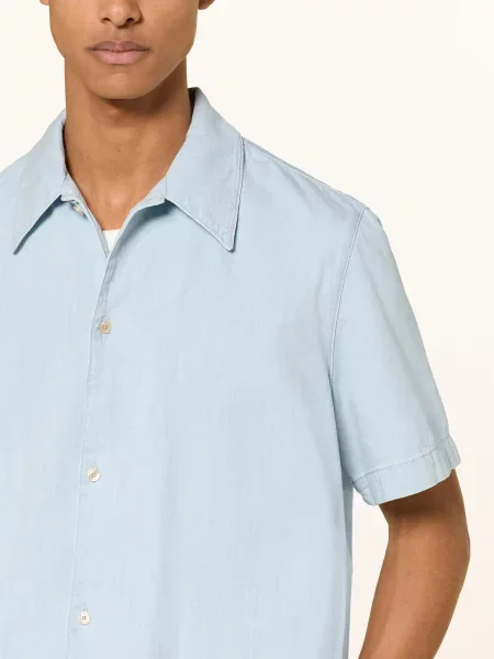 Drykorn Košile S Krátkým Rukávem Meryn Comfort Fit tmavě modrá
