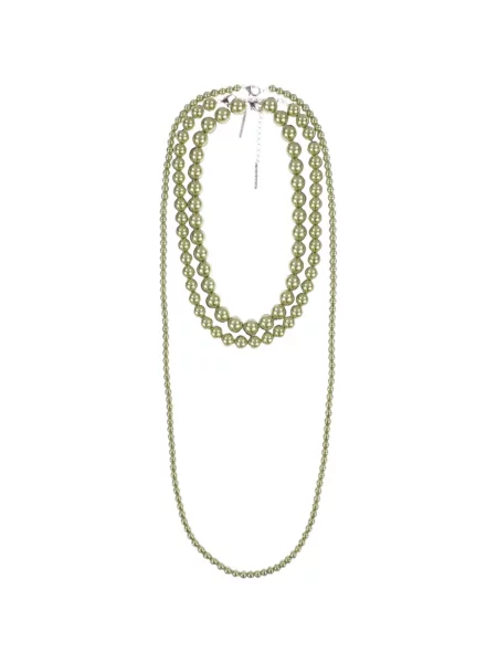 Colier Yellowswallow cu perle verde