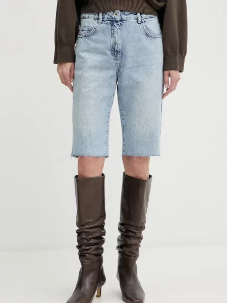 Patrizia Pepe szorty jeansowe niebieskie