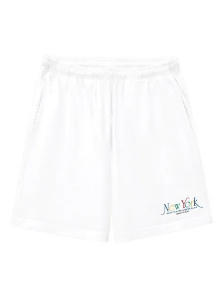 Pantaloni scurți de sport Sporty & Rich alb