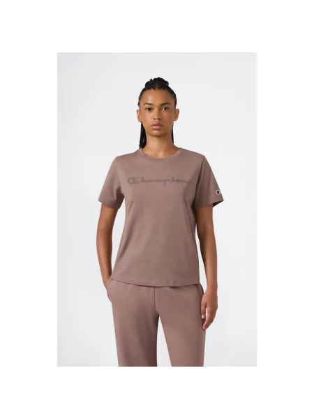 Scurt tricou Champion cu mâneci scurte maro