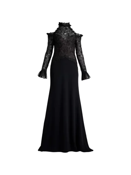 Rochie Tadashi Shoji din dantelă negru