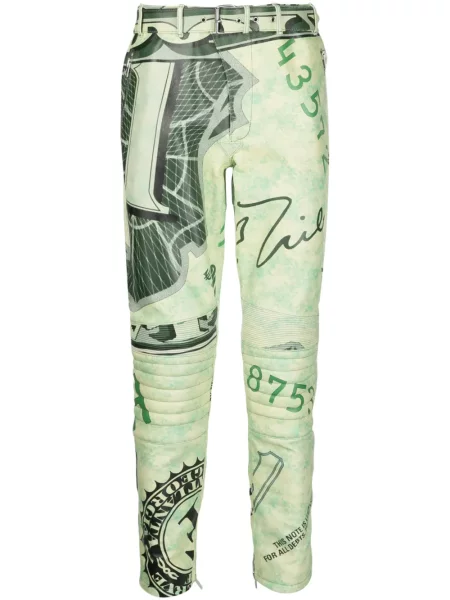 Pantaloni Moschino din piele
