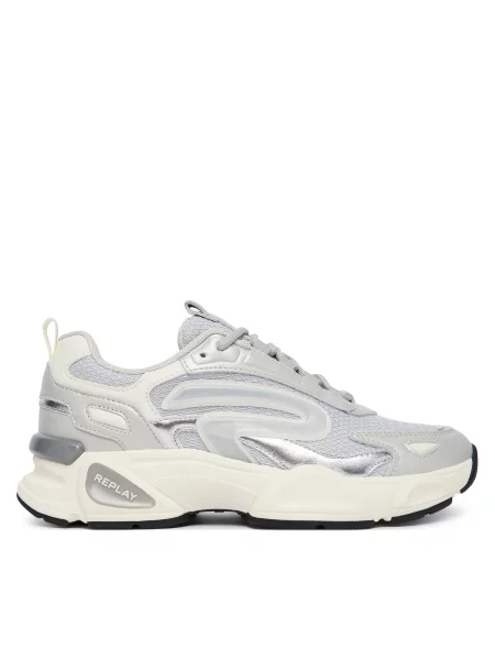 Sneakersy REPLAY GWSIR stříbrná