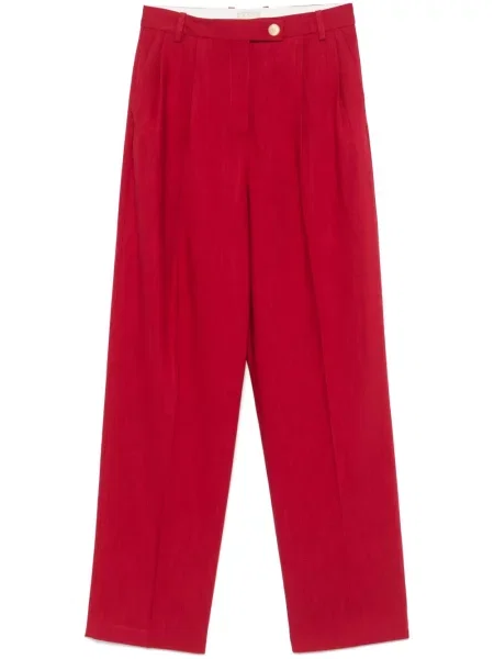 Pantaloni Tommy Hilfiger roșu
