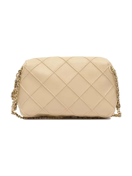 Torebka crossbody Tory Burch skórzana beżowa