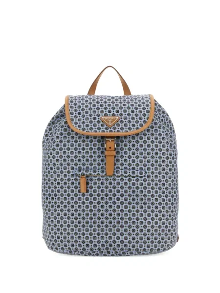 Rucsac Prada din piele albastru
