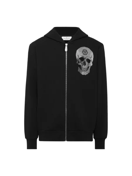 Bluza rozpinana Philipp Plein czarna