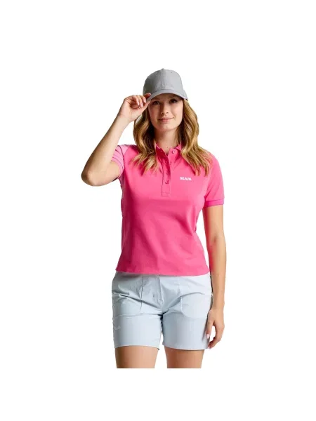 Polo Slam Od Ws Drirelease Z Krótkim Rękawem różowa