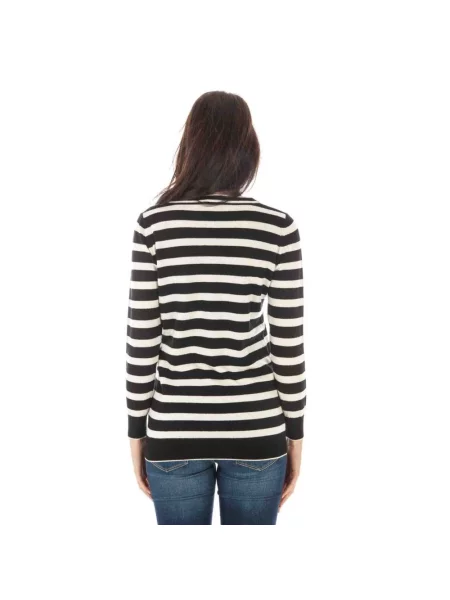 Sweter Fred Perry z długim rękawem wełniany czarny