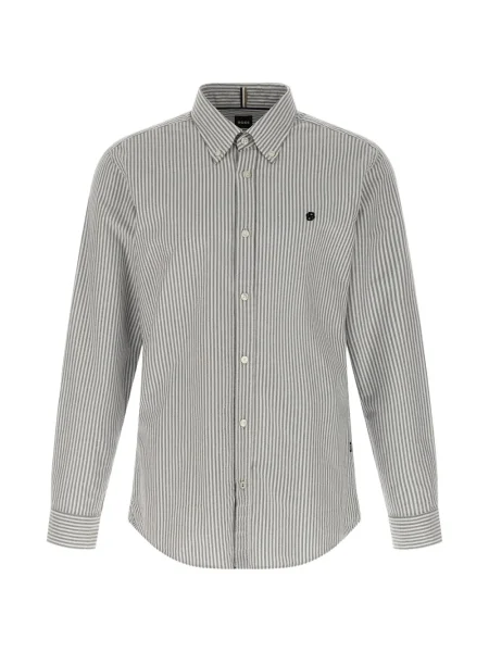 Pruhovaná košile Boss bílá