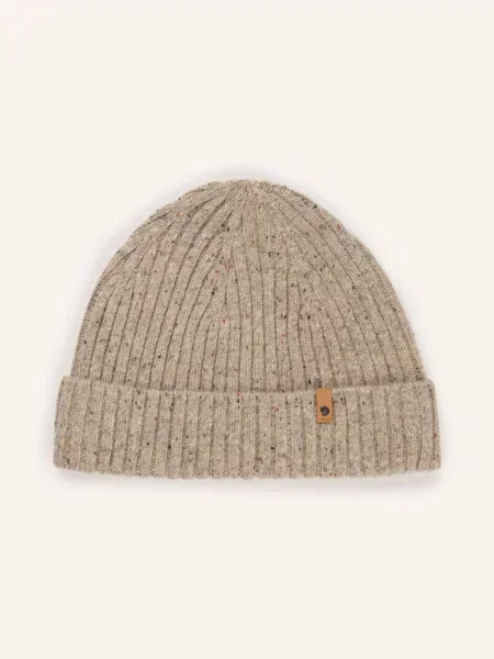 Czapka zimowa Fjällräven Ovik Neps Beanie light beige beżowa