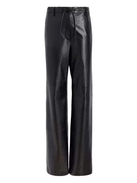 Pantaloni Proenza Schouler White Label din piele alb