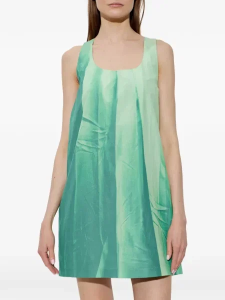 Rochie Loewe fără mâneci verde