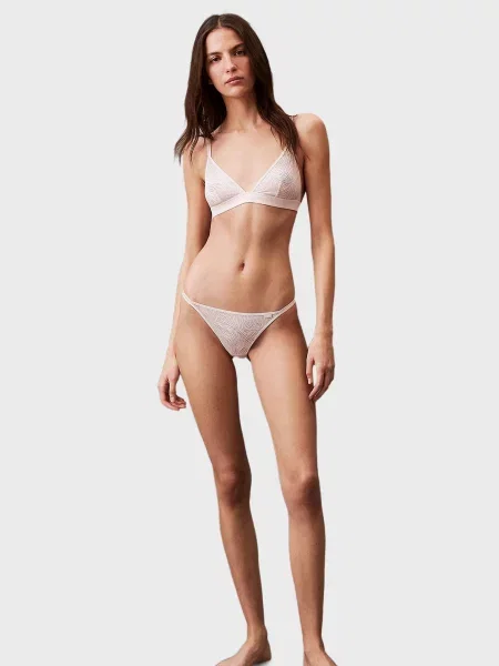 Без подкладки бюстгальтер Calvin Klein розовый