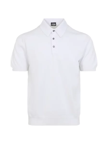 Krátké polotričko Kiton bílé