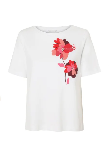 TATUUM Tricou AJMIRJA 1 roșu / roșu ruginiu alb