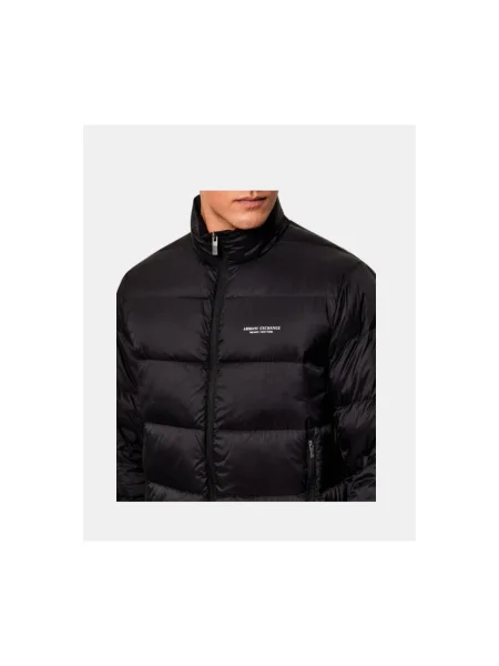 Armani Exchange De puf geacă negru