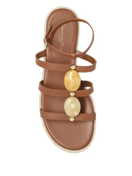Espadrile Gianvito Rossi cu strasuri maro