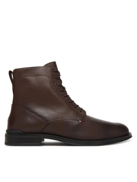 Ботуши Tommy Hilfiger Corporate кафяв