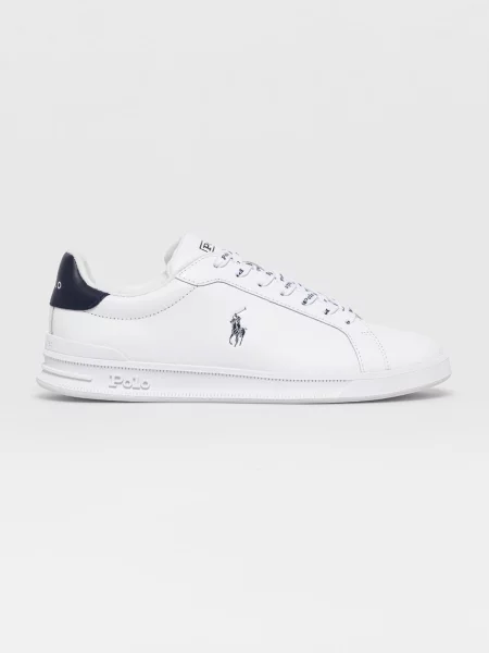 Kožne cipele Polo Ralph Lauren bijela