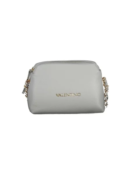 Lniana torebka crossbody Valentino Bags szara