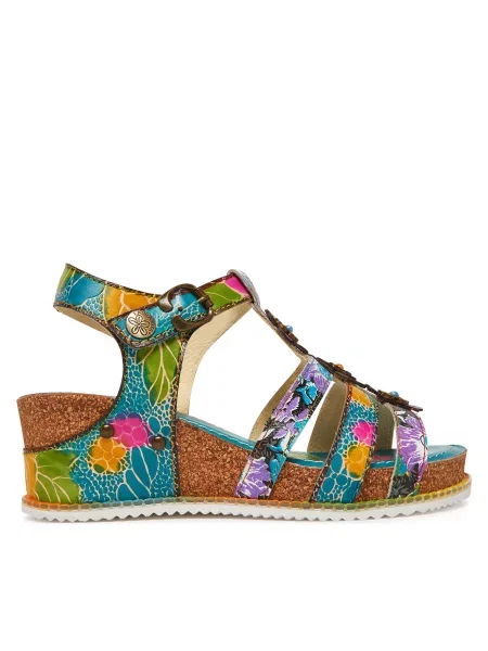 Босоніжки Laura Vita Bonito 30 бірюзовий