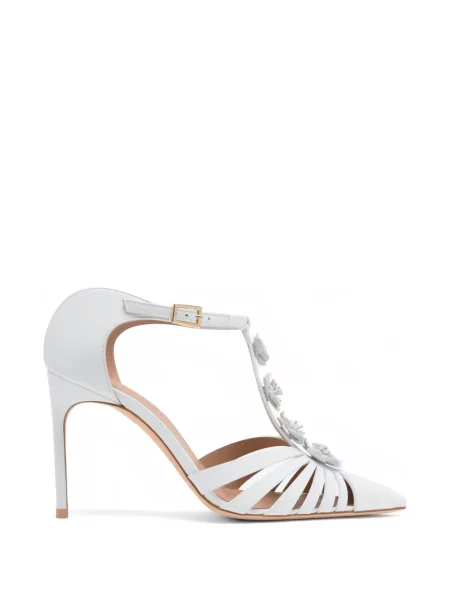 Sandale Malone Souliers cu model floral alb