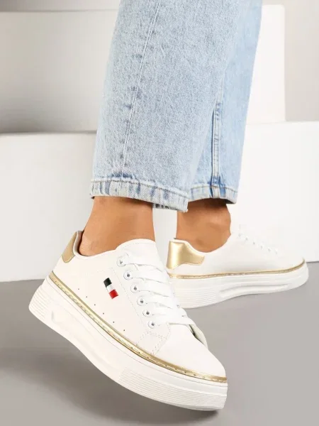 Sneakerși Inny alb