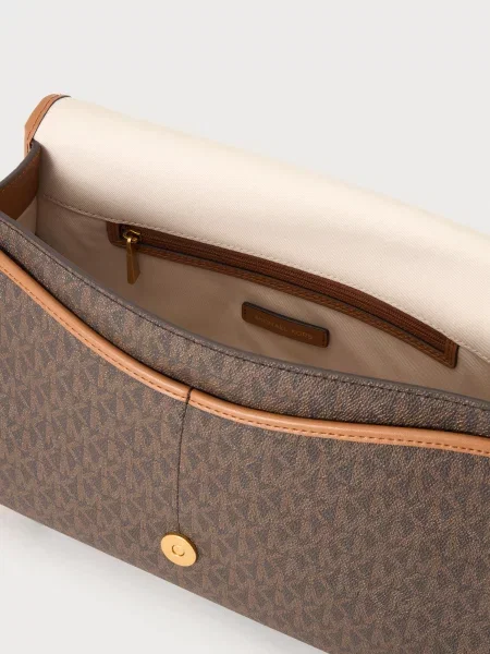 MICHAEL Michael Kors Kabelka / pueblo / tmavohnedá hnedá