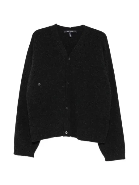 Cardigan Sofie D'hoore de lână cu decolteu în V negru
